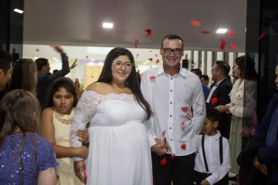 Casamento coletivo iniciou celebraÃ§Ã£o de 50 Anos da Assembleia de Deus em Laranjeiras do Sul 